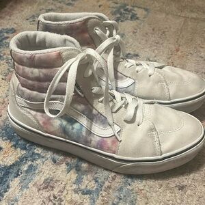 Vans missy high top tennis shoes
